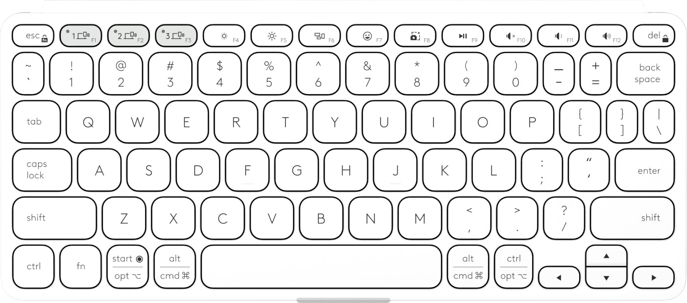Logitech 920-012919 mobile device keyboard QWERTY English Bluetooth White