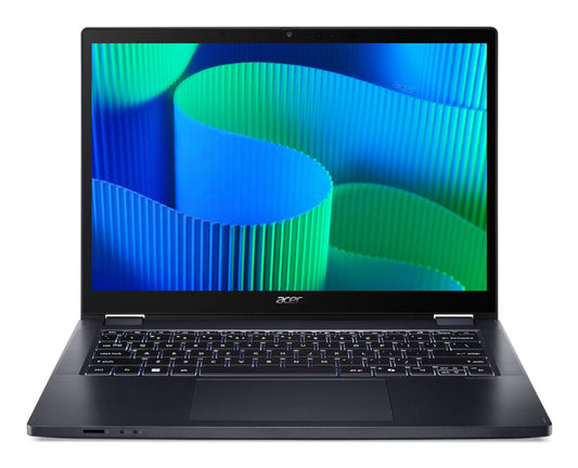 Acer TravelMate TMP414RN-54-56G9 Intel Core Ultra 5 125U Hybrid (2-in-1) 14" Touchscreen WUXGA 16 GB DDR5-SDRAM 512 GB SSD Wi-Fi 6E (802.11ax) Windows 11 Pro Blue
