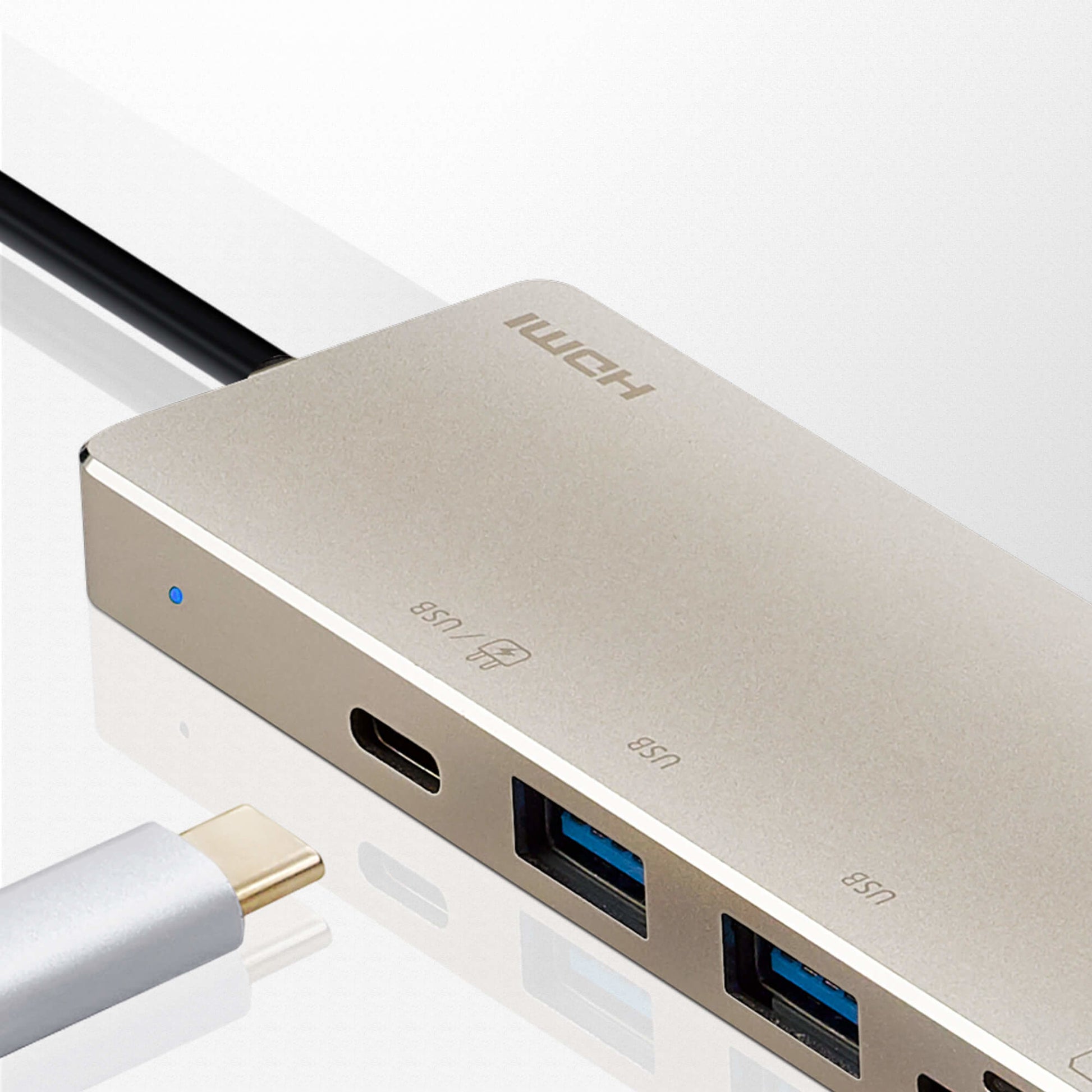 ATEN UH3239 laptop dock/port replicator Wired USB 3.2 Gen 1 (3.1 Gen 1) Type-C Aluminum