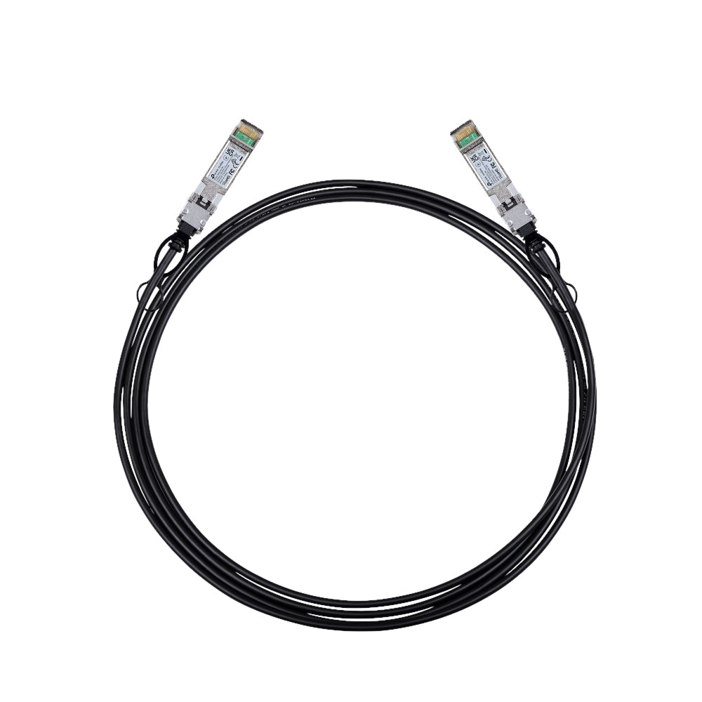 TP-Link Omada SM5220-3M InfiniBand/fibre optic cable 118.1" (3 m) SFP+ DAC Black