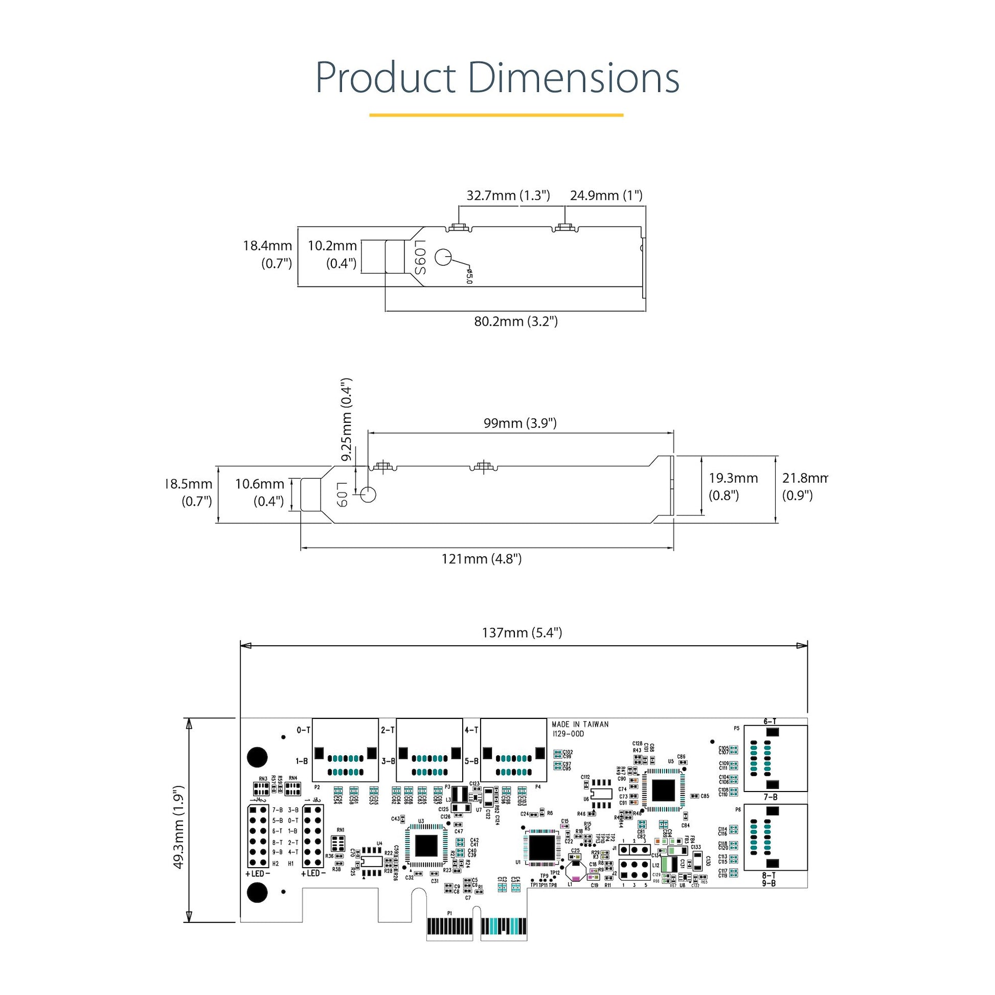 StarTech.com 10P6G-PCIE-SATA-CARD interface cards/adapter Internal