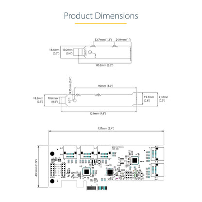 StarTech.com 10P6G-PCIE-SATA-CARD interface cards/adapter Internal