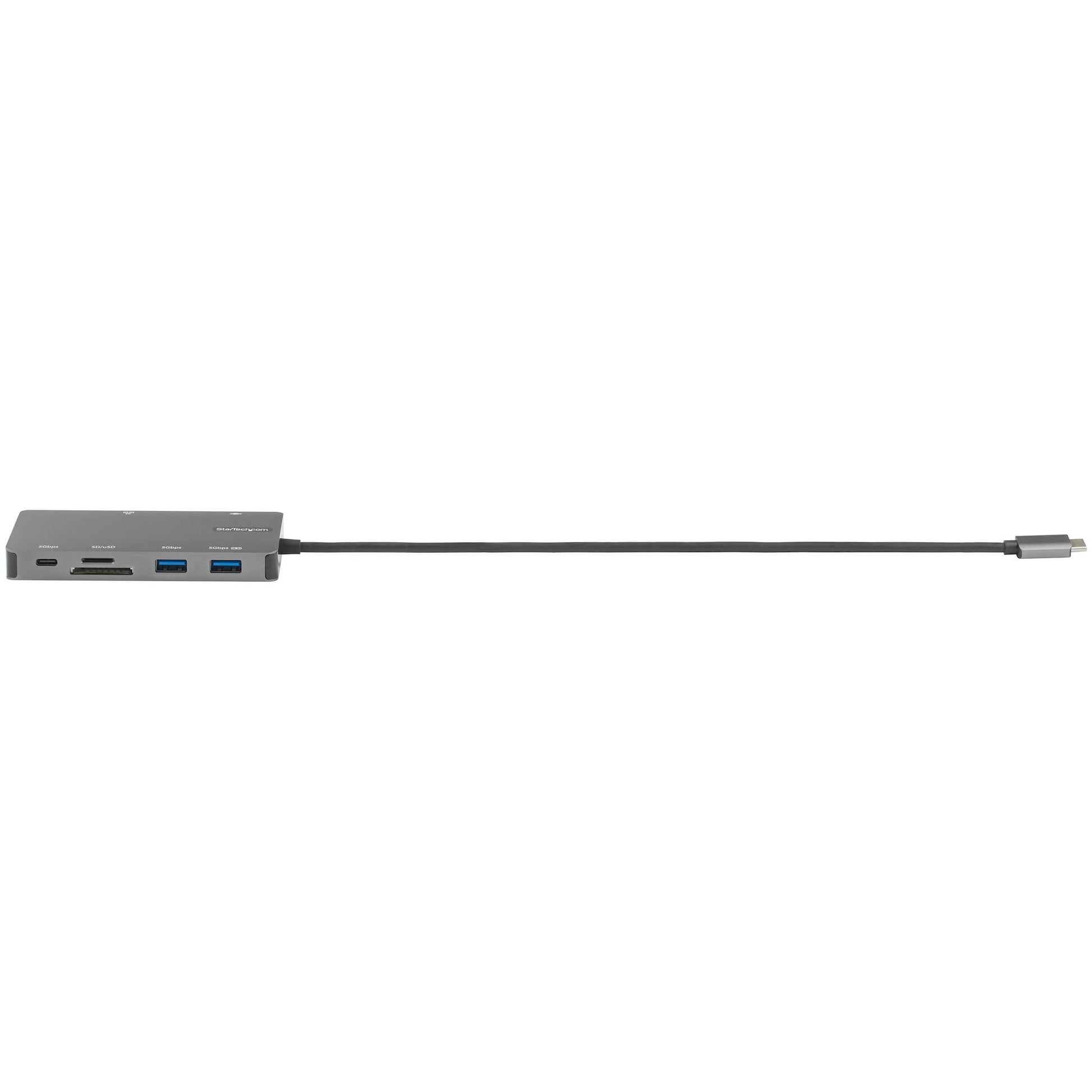StarTech.com DKT30CHVSDPD laptop dock/port replicator Wired USB 3.2 Gen 1 (3.1 Gen 1) Type-C Gray