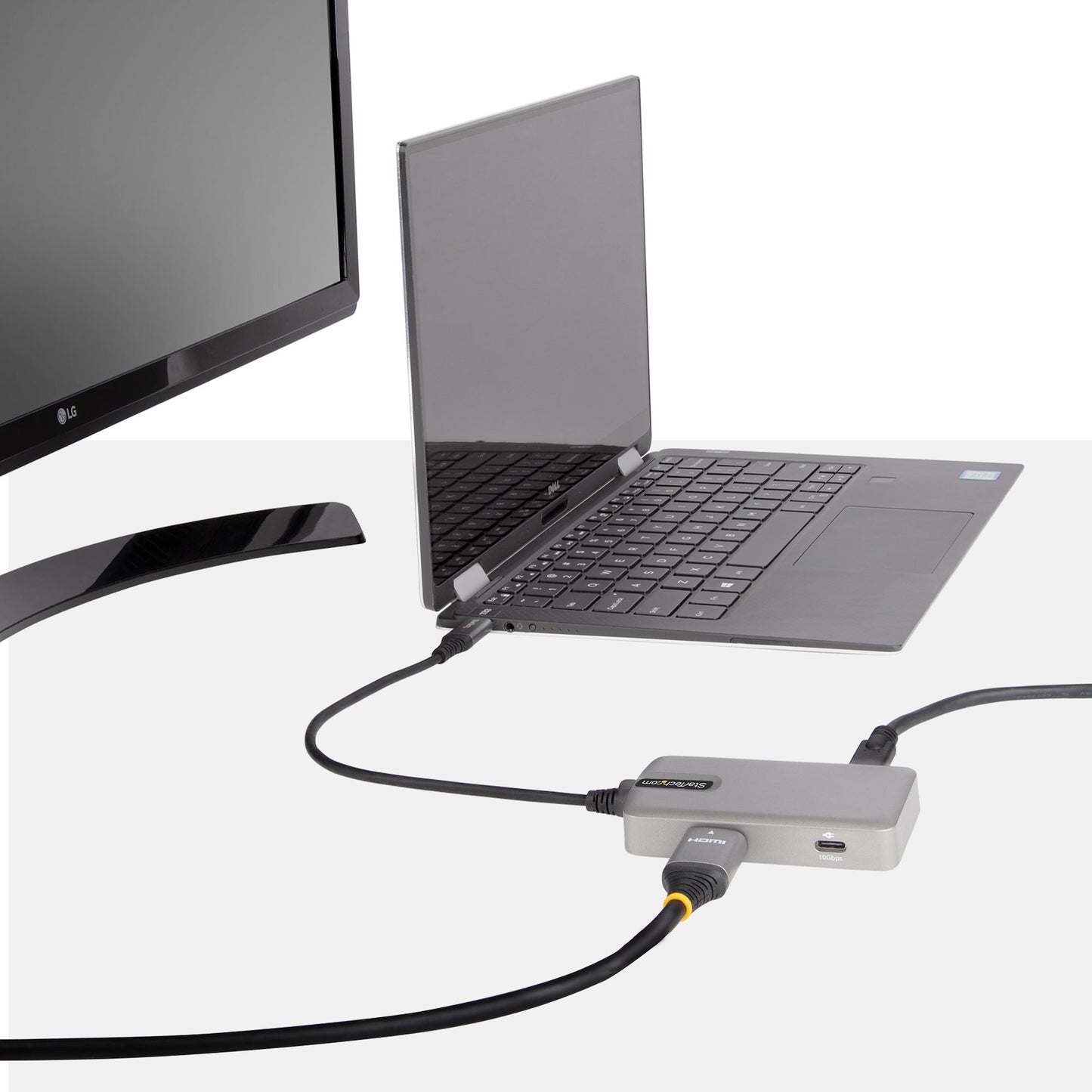 StarTech.com DKT31CHPD3 laptop dock/port replicator Wired USB 3.2 Gen 2 (3.1 Gen 2) Type-C Gray