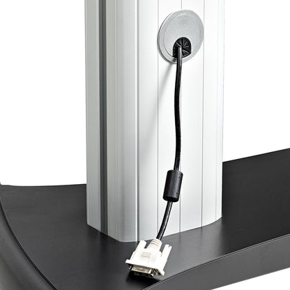 StarTech.com STNDMTVDUO TV mount/stand 60" Black, Silver
