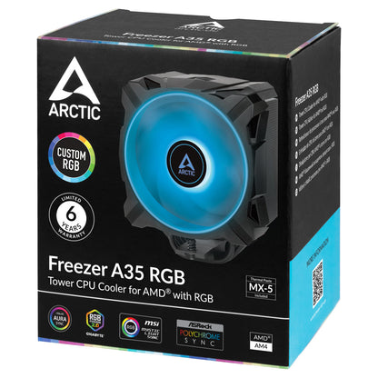 ARCTIC Freezer A35 RGB Processor Cooler 4.41" (11.2 cm) Black 1 pc(s)