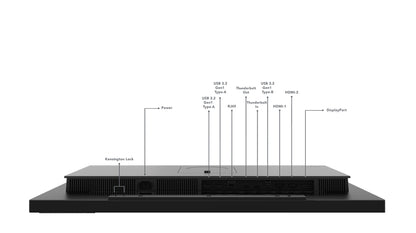 Lenovo ThinkVision P27u-20 computer monitor 27" 3840 x 2160 pixels 4K Ultra HD LED Black