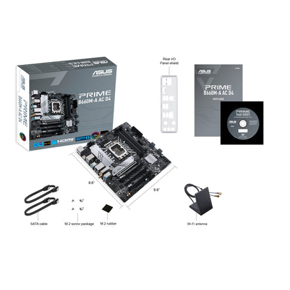 ASUS PRIME B660M-A AC D4 motherboard Intel B660 LGA 1700 micro ATX