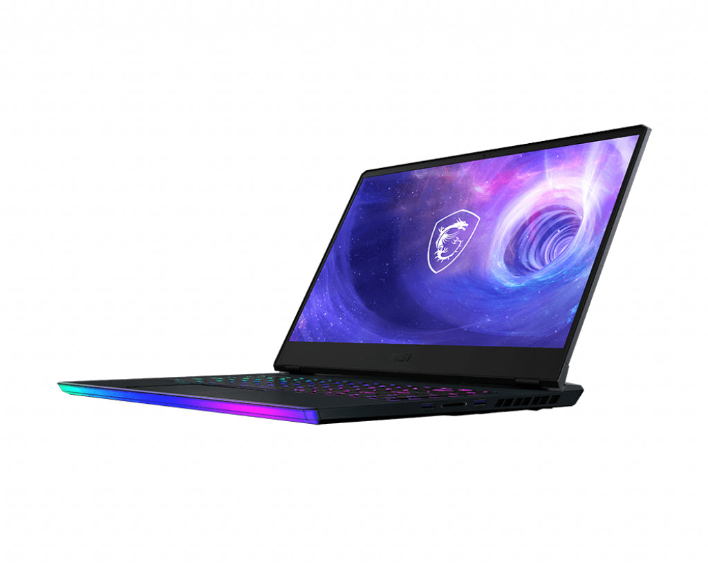 MSI Gaming GE66 12UHS-235 Raider Intel® Core™ i9 i9-12900HK Laptop 15.6" 4K Ultra HD 32 GB DDR5-SDRAM 1 TB SSD NVIDIA GeForce RTX 3080 Ti Wi-Fi 6E (802.11ax) Windows 11 Home Blue, Titanium