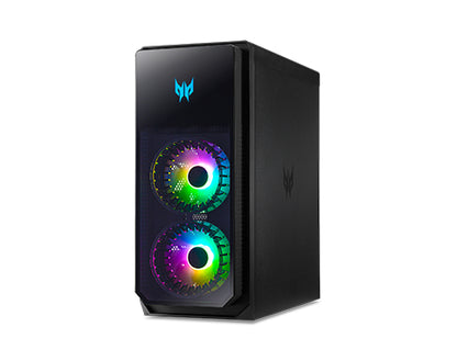 Acer Predator PO5-640-UD11 Intel® Core™ i7 i7-12700 16 GB DDR5-SDRAM 3 TB HDD+SSD NVIDIA GeForce RTX 3080 Windows 11 Pro Desktop PC Black