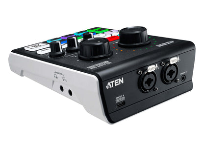 ATEN UC8000 audio mixer 6 channels 20 - 20000 Hz Black, Gray