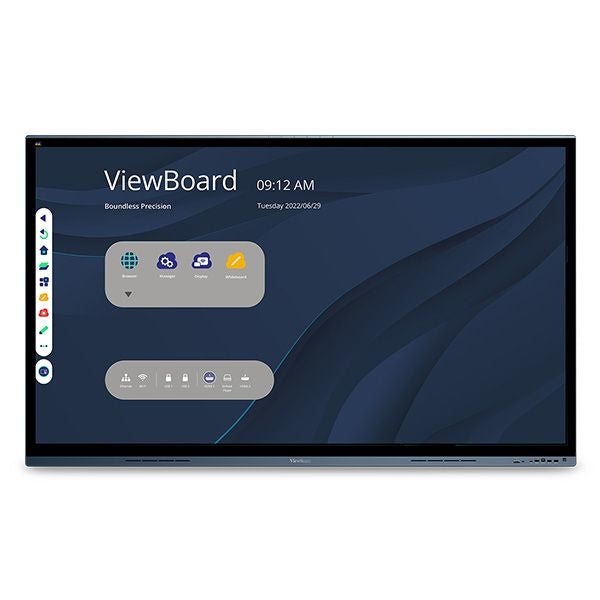 Viewsonic IFP6562 signage display Interactive flat panel 65" LED Wi-Fi 350 cd/m² 4K Ultra HD Black Touchscreen Built-in processor Android 8.0