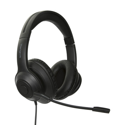 Targus AEH102TT headphones/headset Wired Head-band Office/Call center USB Type-A Black