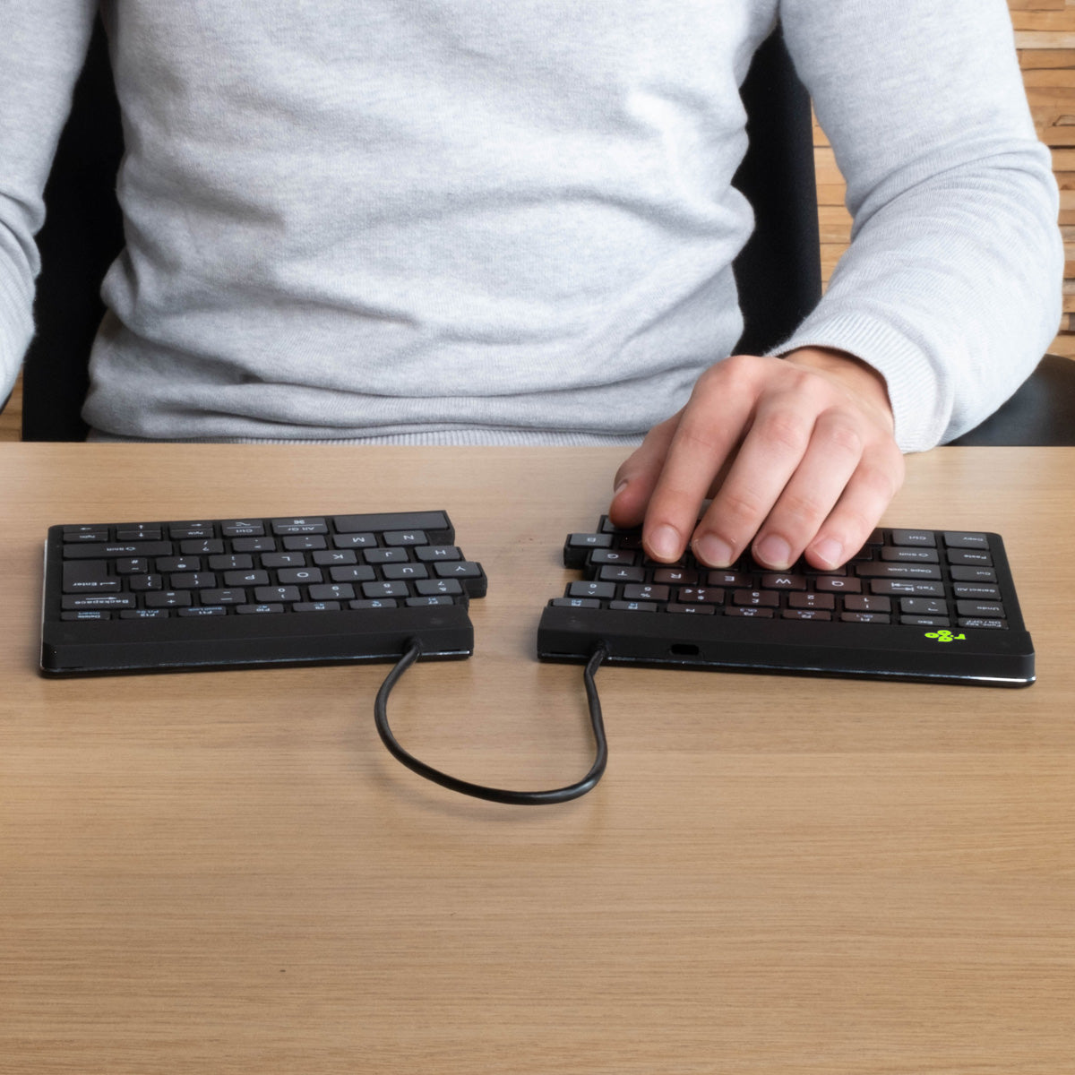 R-Go Tools Ergonomic keyboard R-Go Split Break with break software, ergonomic split keyboard, QWERTY (US), Bluetooth, black