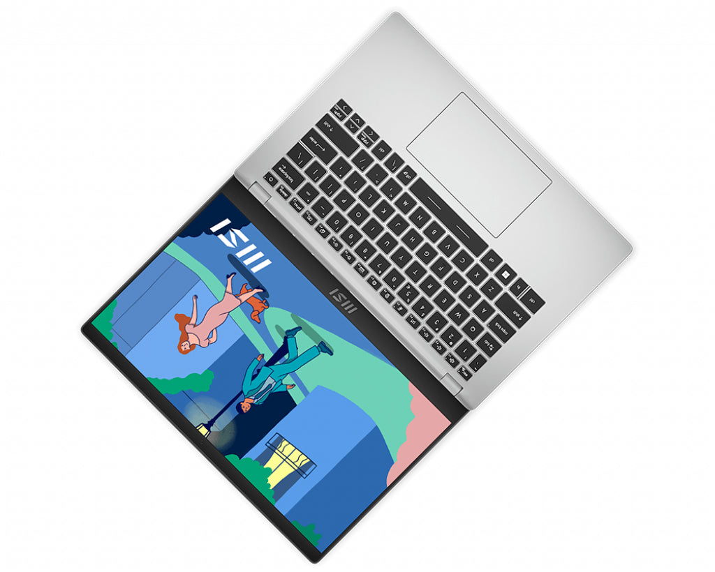 MSI Modern C12M-032 Intel® Core™ i5 i5-1235U Laptop 14" Full HD 8 GB DDR4-SDRAM 512 GB SSD Wi-Fi 6 (802.11ax) Windows 11 Home Black