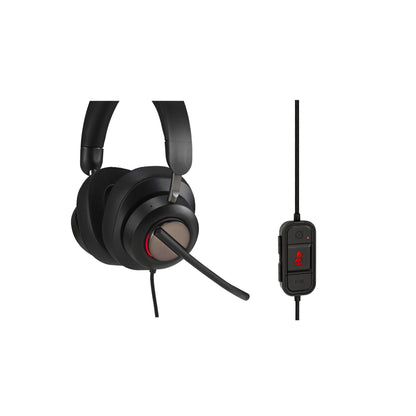 Kensington H2000 Headset Wired Head-band Office/Call center USB Type-C Black