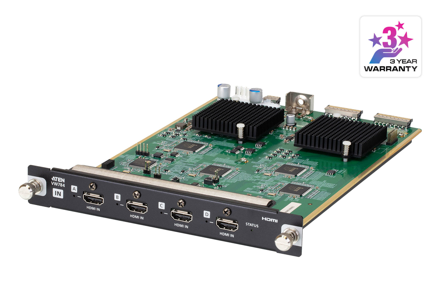 ATEN VW784 video wall processor Black, Green, Metallic 17.71 W