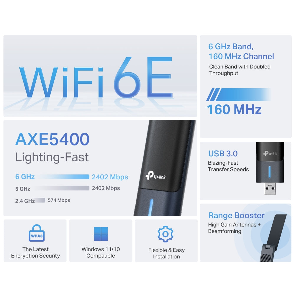 TP-Link Archer TXE70UH WLAN 5400 Mbit/s