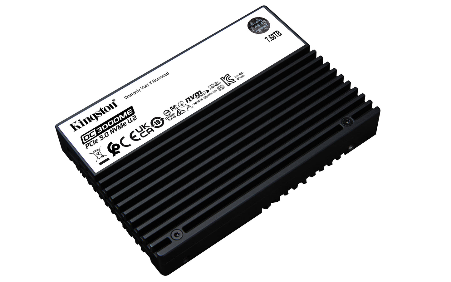 Kingston Technology DC3000ME 7.68 TB U.2 PCI Express 5.0 NVMe 3D eTLC