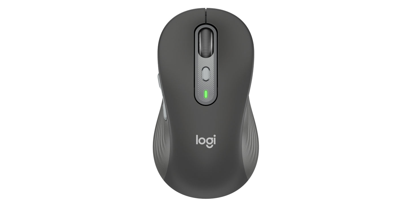 Logitech 920-012427 keyboard Mouse included Office RF Wireless + Bluetooth QWERTY English Graphite