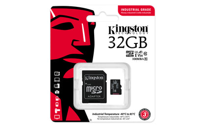Kingston Technology Industrial 32 GB MicroSDHC UHS-I Class 10