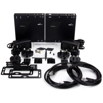 StarTech.com ST12MHDLANU AV extender AV transmitter & receiver Black