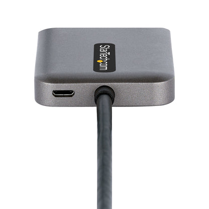 StarTech.com MST14DP122HD video cable adapter 11.8" (0.3 m) DisplayPort 2 x HDMI Black, Gray