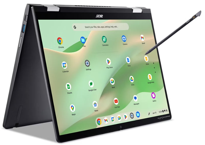Acer Chromebook Enterprise Spin 714 CP714-2WN-3338 Intel® Core™ i3 i3-1315U 14" Touchscreen Full HD 8 GB LPDDR4x-SDRAM 128 GB SSD Wi-Fi 6E (802.11ax) ChromeOS Gray