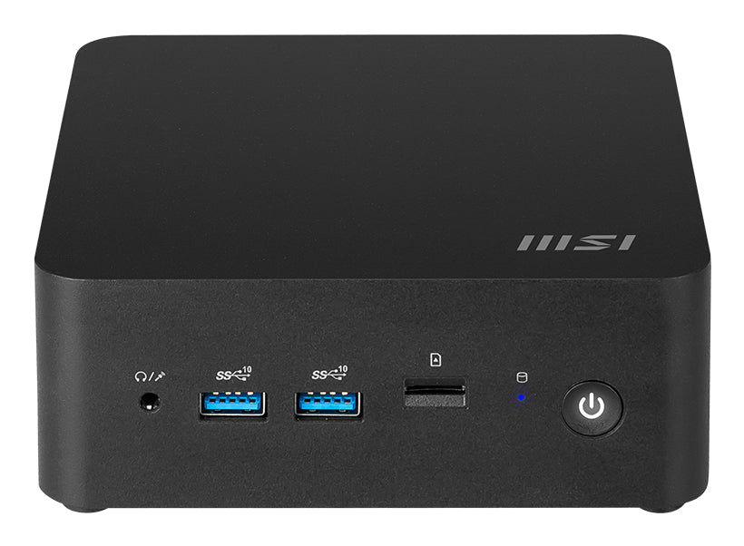 MSI Cubi NUC AI 1UMG-010US PC/workstation Intel Core Ultra 7 155H 32 GB DDR5-SDRAM 1 TB SSD Windows 11 Pro Mini PC Black
