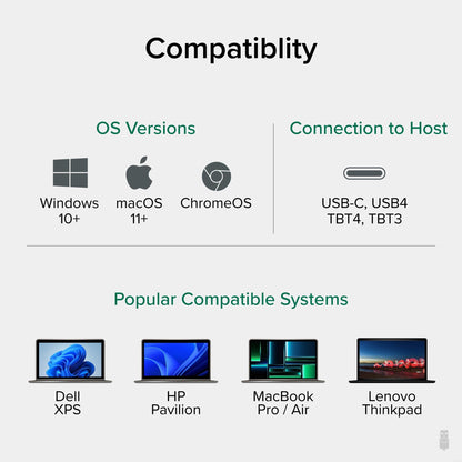 Plugable Technologies USBC-4IN1 laptop dock/port replicator Wired USB 3.2 Gen 2 (3.1 Gen 2) Type-C Silver