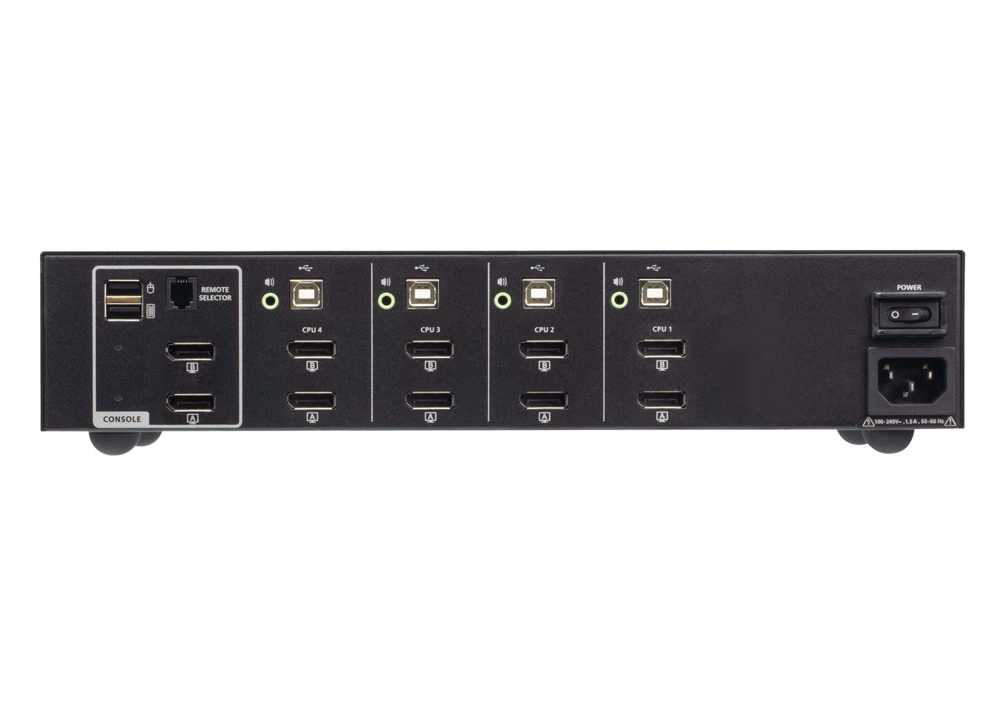 ATEN CS1144DP4 KVM switch Black