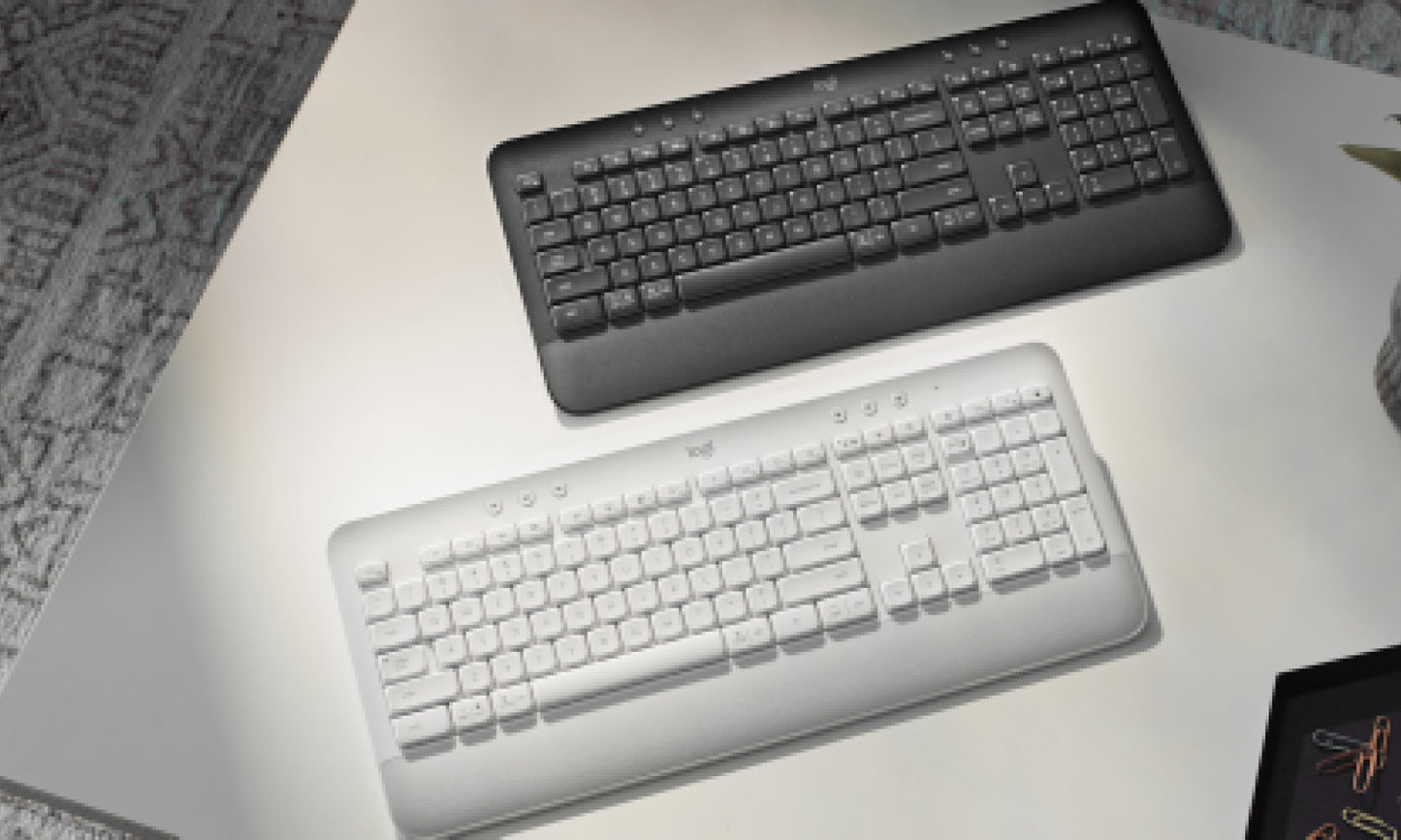 Logitech 920-010962 keyboard Office Bluetooth English White