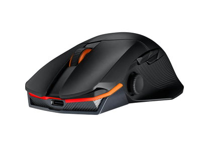 ASUS ROG Chakram X mouse Gaming Right-hand RF Wireless + Bluetooth + USB Type-A Optical 36000 DPI