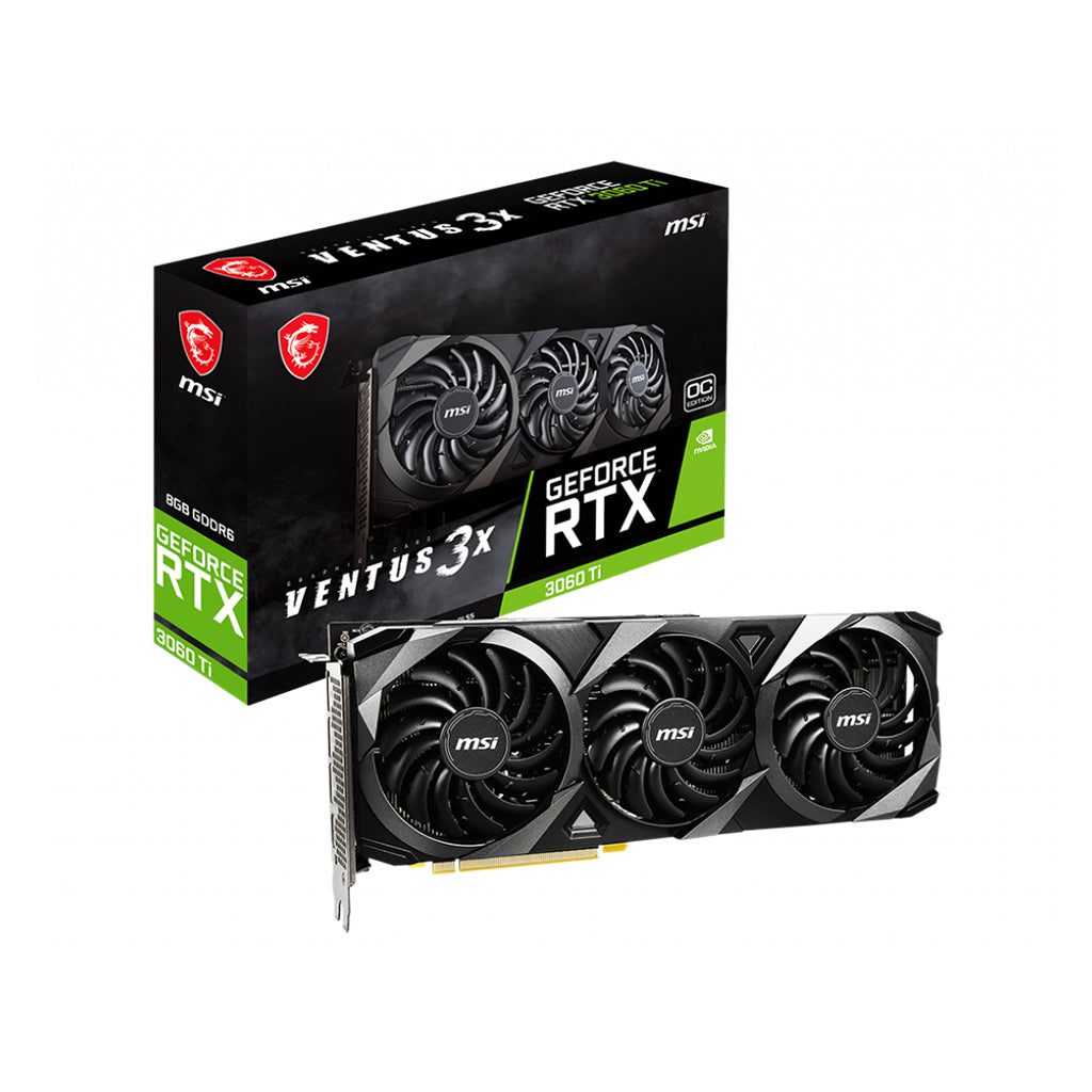 MSI VENTUS GeForce RTX 3060 Ti 3X 8G OC LHR NVIDIA 8 GB GDDR6