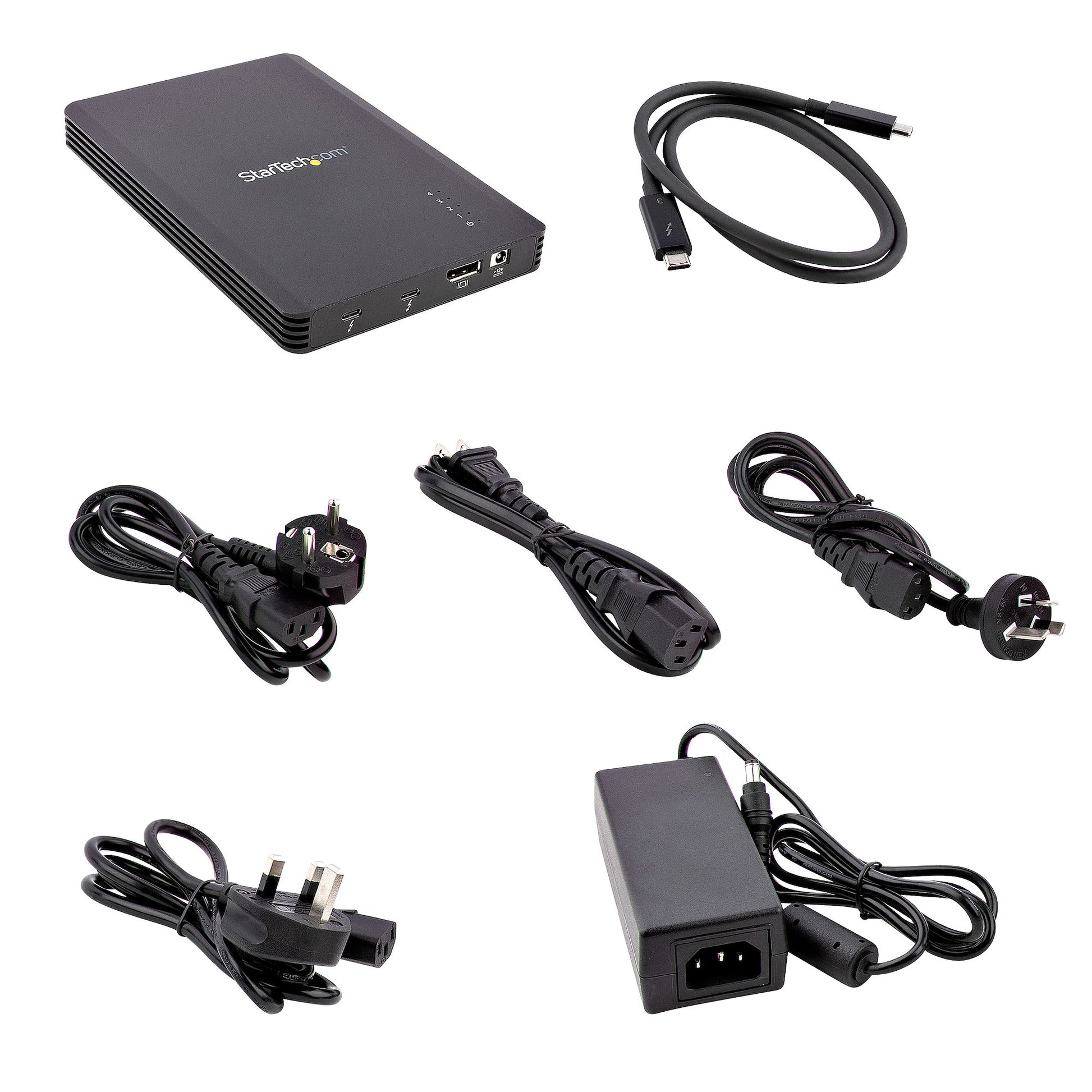 StarTech.com M2E4BTB3 storage drive enclosure SSD enclosure Black M.2