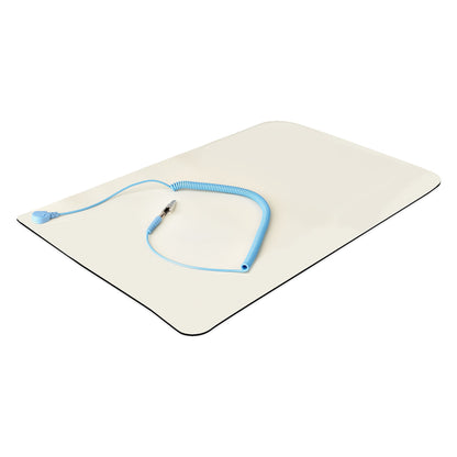 StarTech.com SM-ANTI-STATIC-MAT antistatic mat Beige, Black Polyvinyl chloride (PVC) 1 pc(s)