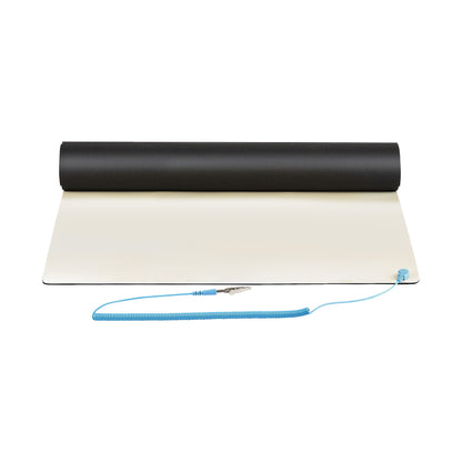StarTech.com SM-ANTI-STATIC-MAT antistatic mat Beige, Black Polyvinyl chloride (PVC) 1 pc(s)