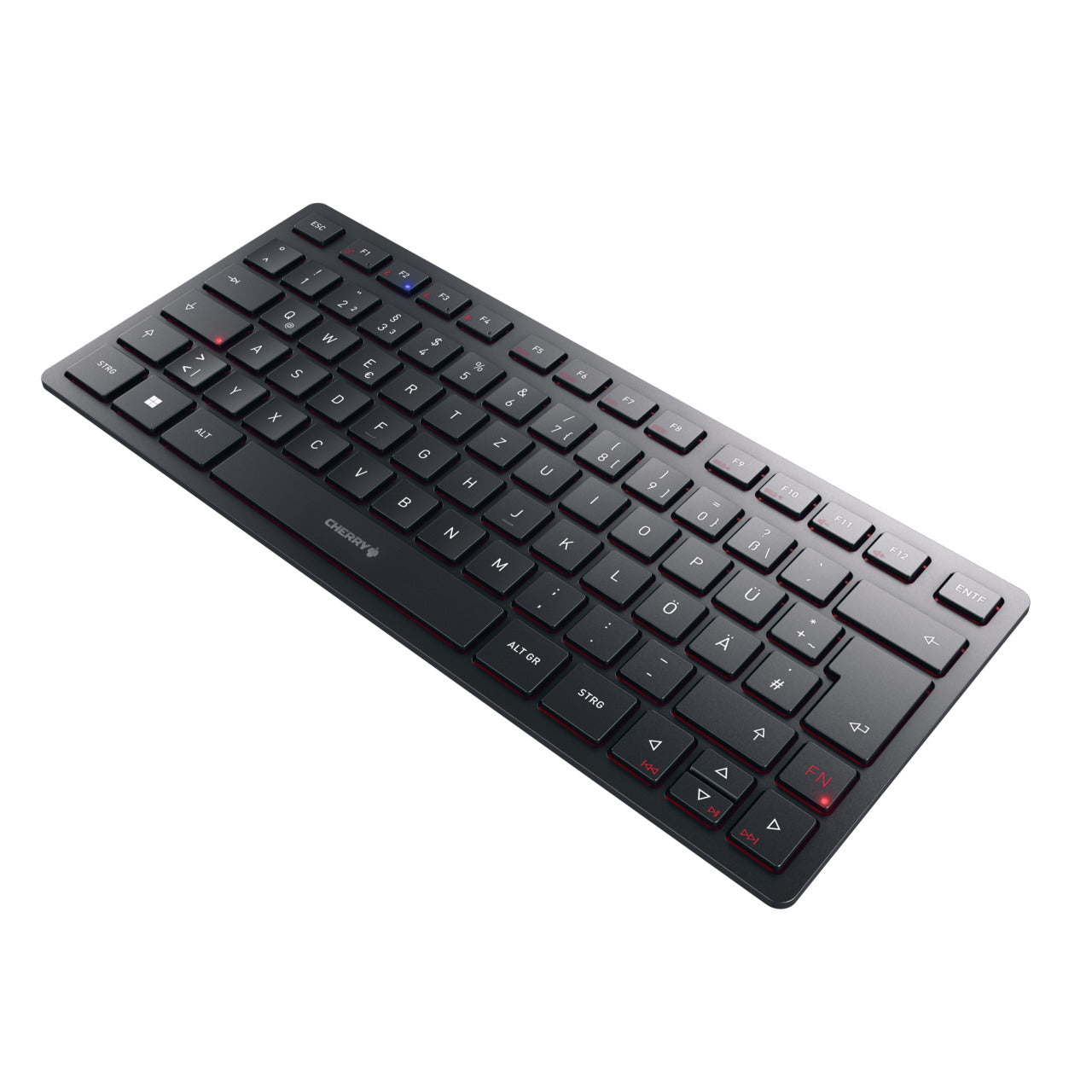 CHERRY JK-9250US-2 keyboard Universal USB + RF Wireless + Bluetooth QWERTY US English Black, Red
