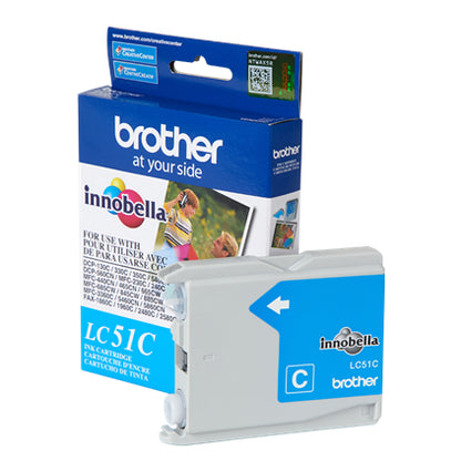 Brother LC51C ink cartridge 1 pc(s) Original Standard Yield Cyan