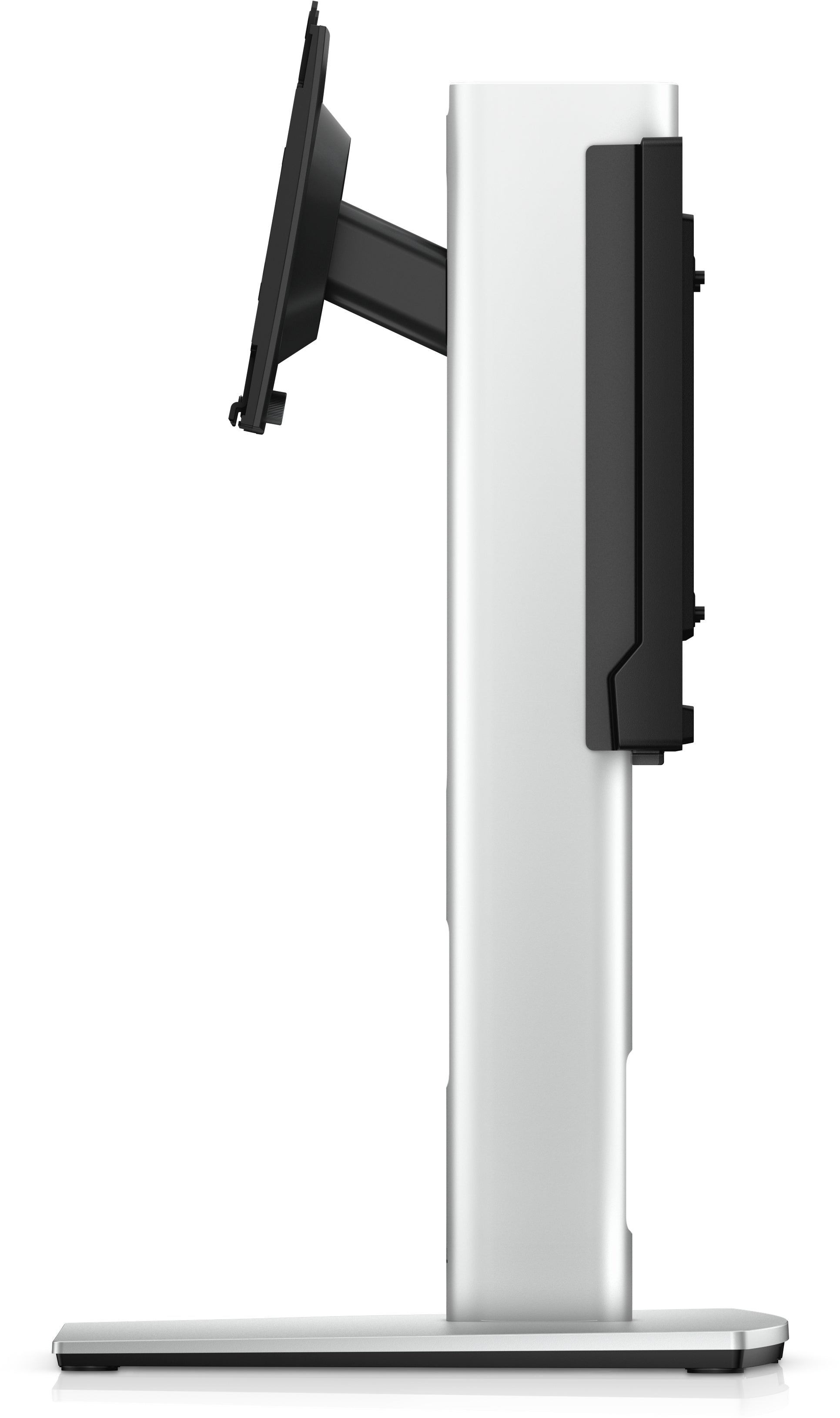 DELL MFS22 27" Desk Silver, Black