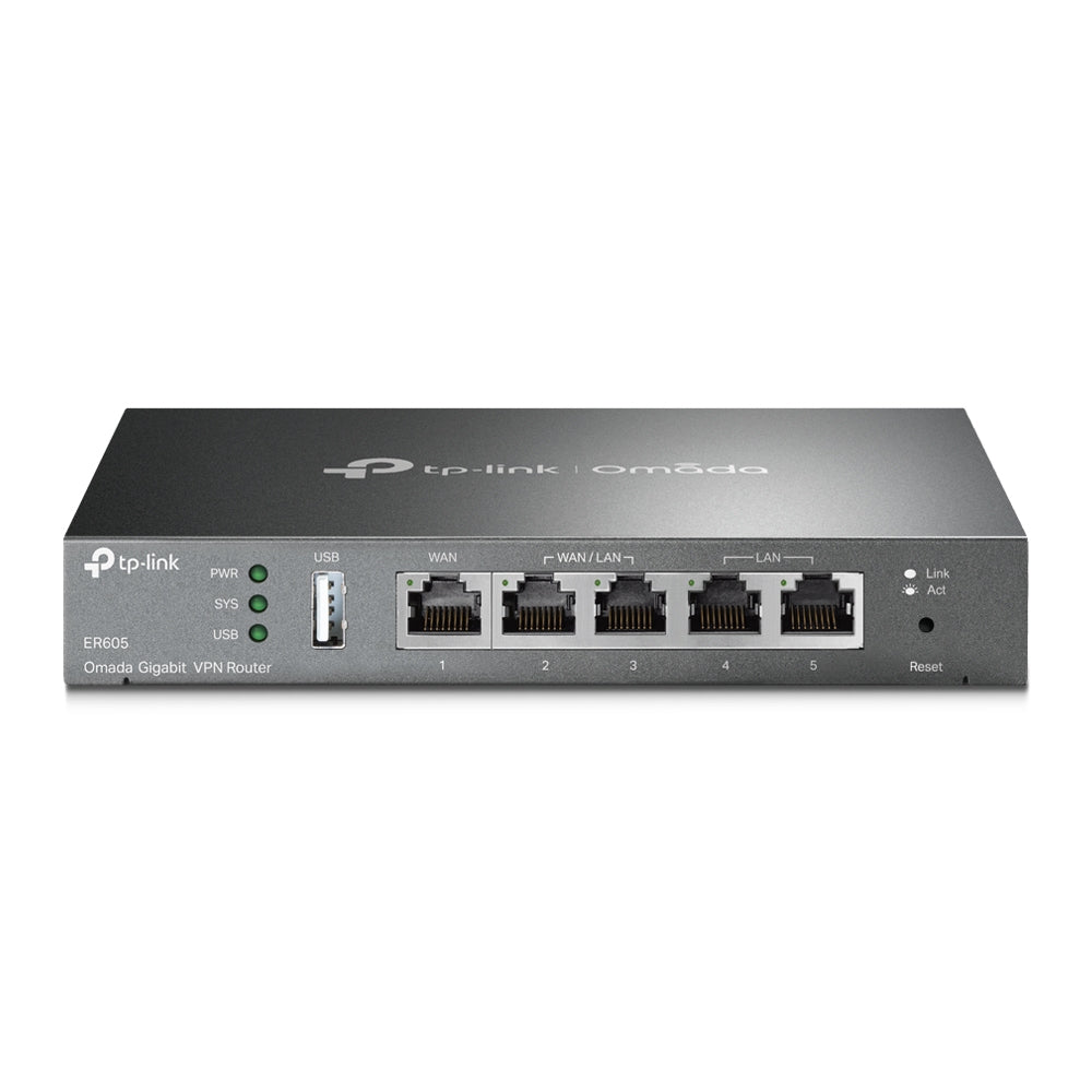 TP-Link Omada ER605 wired router Gigabit Ethernet Black