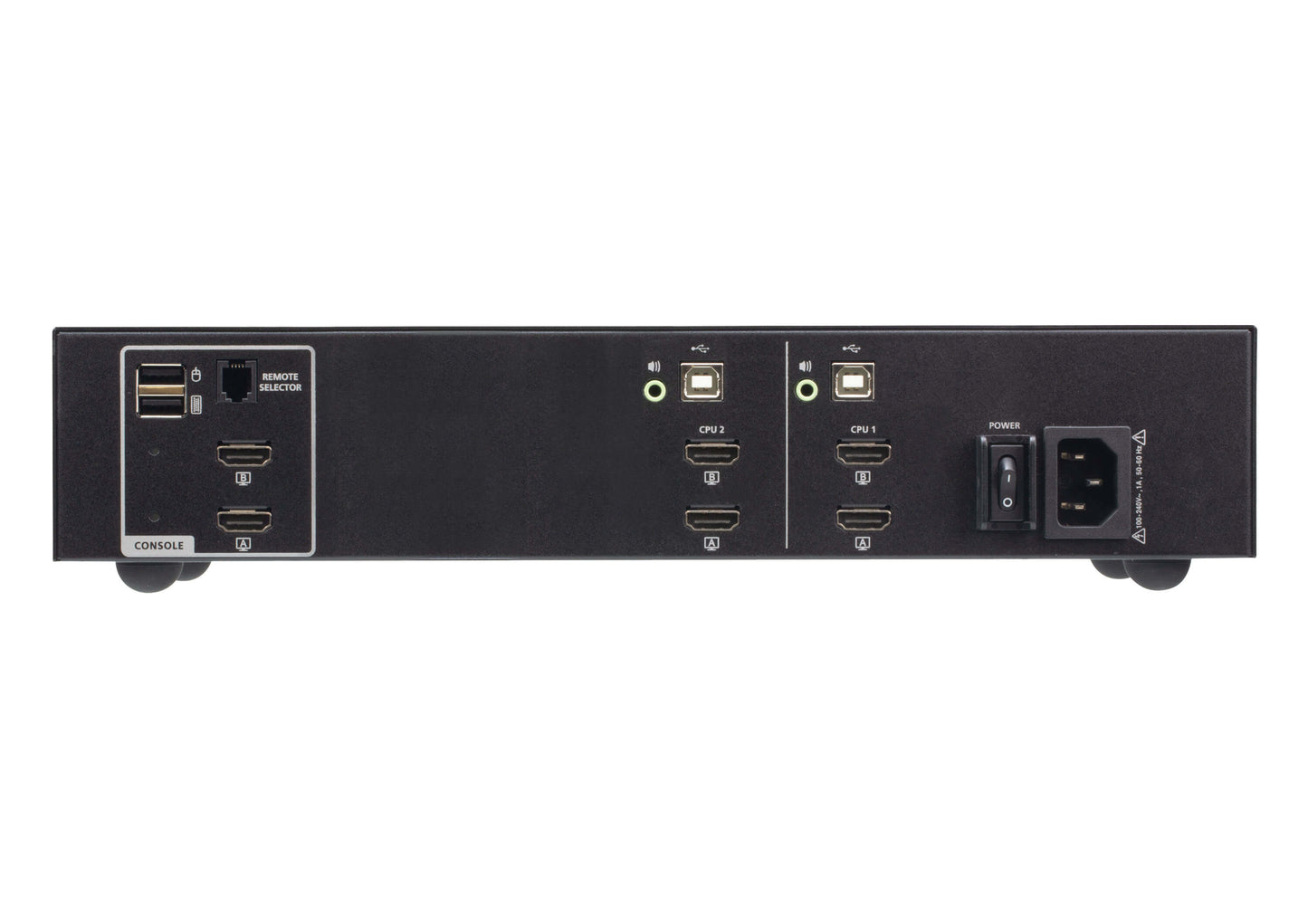 ATEN CS1142H4 KVM switch Black