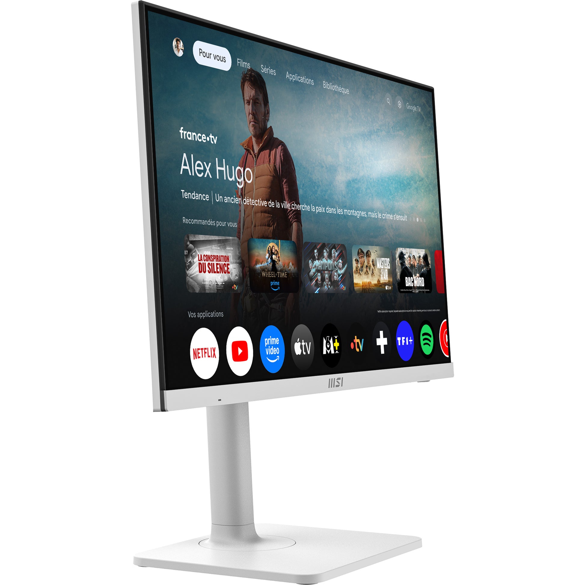 MSI Modern MD272UPSW computer monitor 27" 3840 x 2160 pixels 4K Ultra HD White