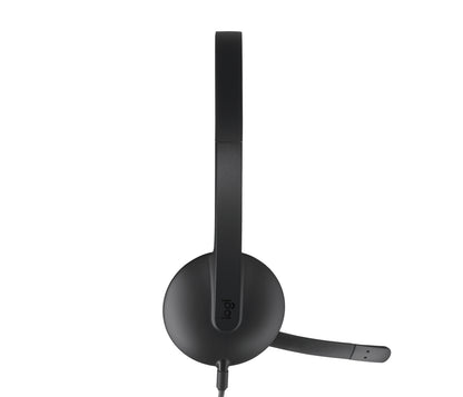 Logitech 981-000507 headphones/headset Wired Head-band Office/Call center Black