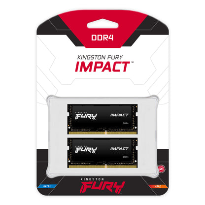 Kingston Technology FURY Impact memory module 64 GB 2 x 32 GB DDR4 3200 MT/s