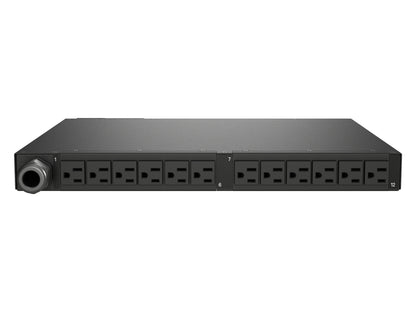 Vertiv Geist MNS5M1R5-12S153-1ST5A0H10-S power distribution unit (PDU) 12 AC outlet(s) 0U Black