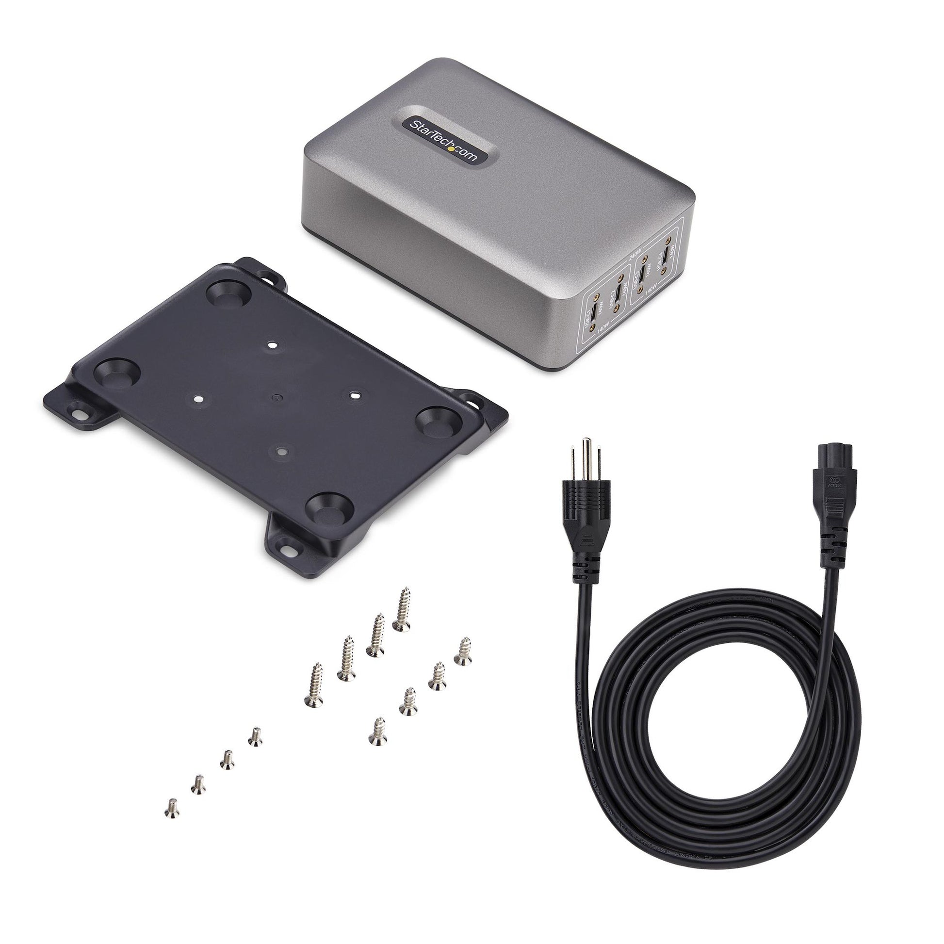 StarTech.com 424DNA-USB-C-CHARGER mobile device charger Universal Gray AC Fast charging Indoor