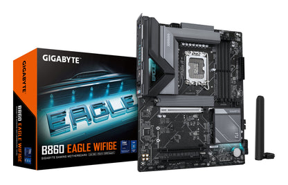 GIGABYTE B860 EAGLE WIFI6E motherboard Intel B860 LGA 1851 (Socket V1) ATX