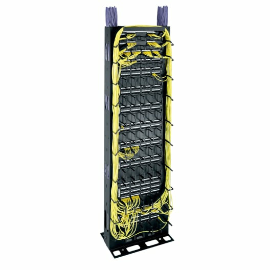 Middle Atlantic Products MK-19-45 rack cabinet 45U Cable management panel Black