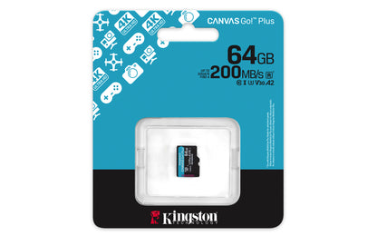 Kingston Technology Canvas Go! Plus 64 GB MicroSD UHS-I Class 10